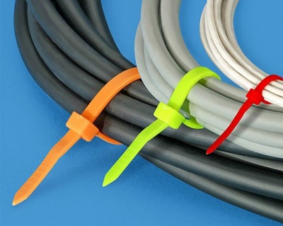 Стяжки нейлоновые 4.8x200мм хомуты 100шт.черные